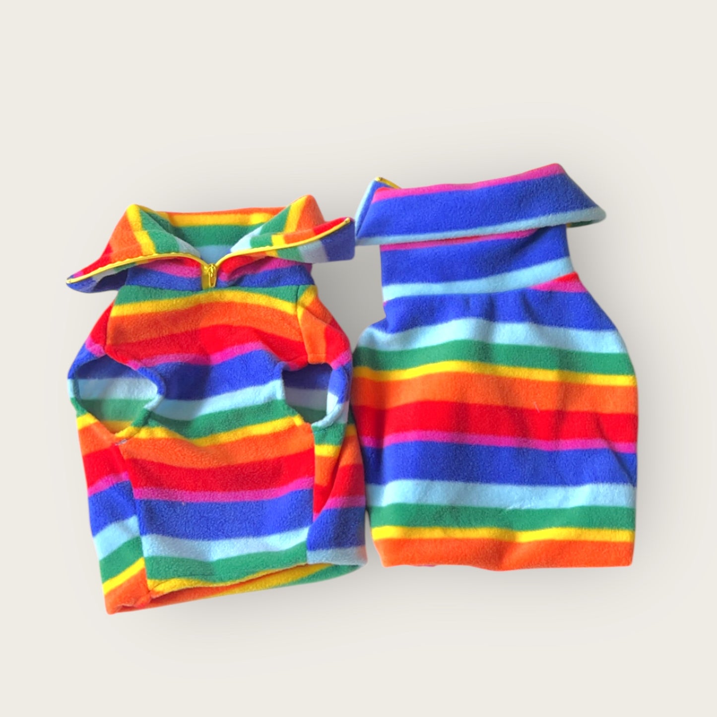Rainbow Quarter Zip Fleece