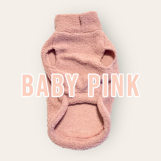 Neutral Teddy Jumper- Baby Pink