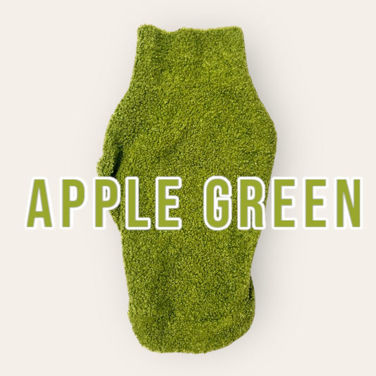 Ultra Cosy Teddy Jumper- Apple Green