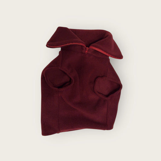Cranberry Quarter Zip Fleece