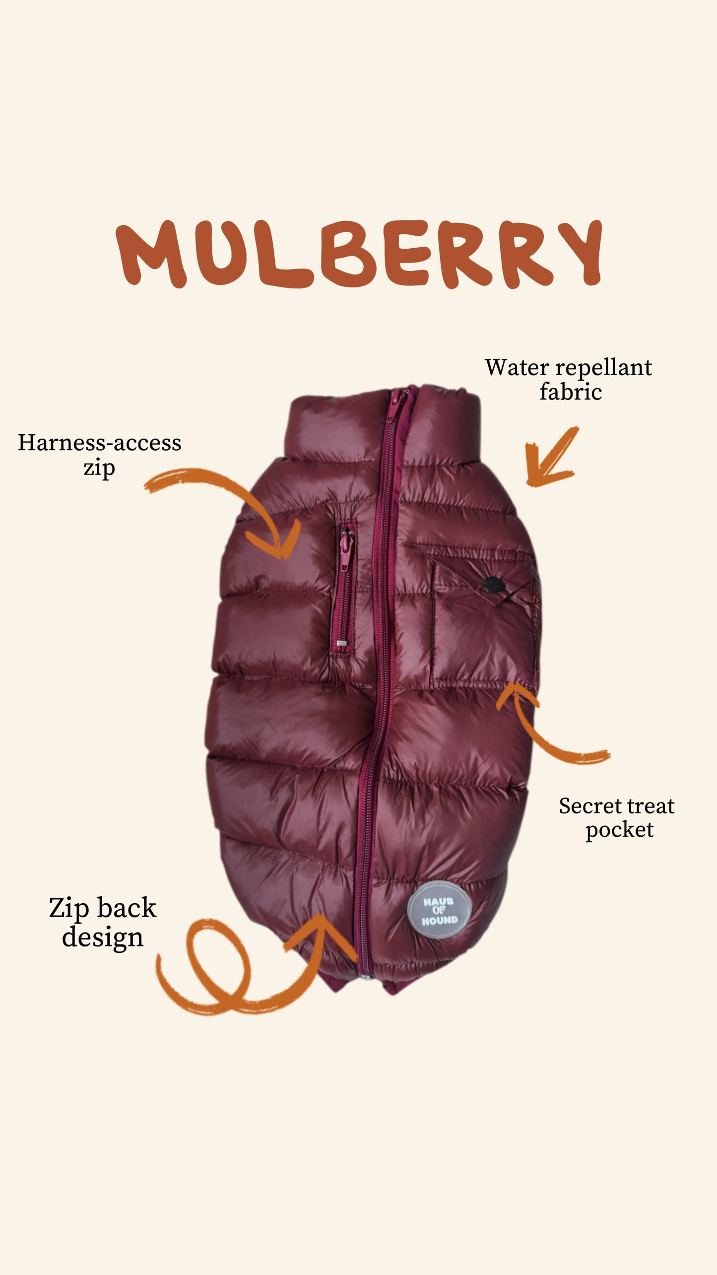 Mulberry Puffer Gilet