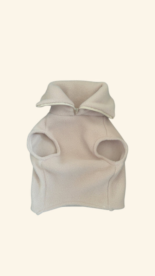 Vanilla Quarter Zip Fleece