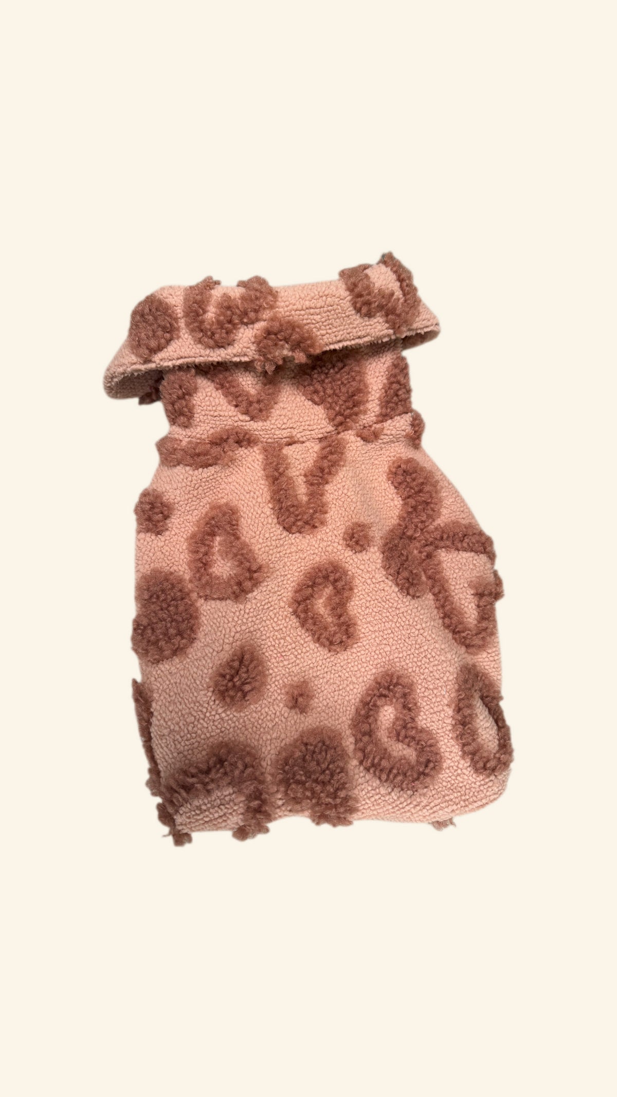 Cinnamon Heart Quarter Zip Fleece